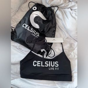 Crz Yoga Celsius sports bra + gym bag!